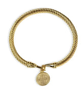 Pulsera San Benedicto de Oro 18k