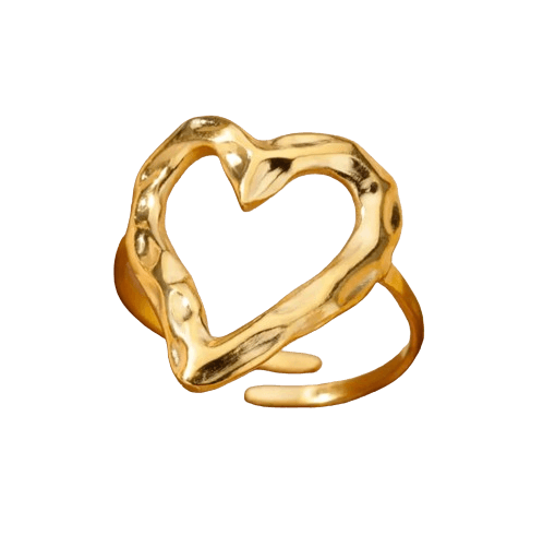 Anillo Corazón de Oro 18k