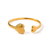 Pulsera de Corazón de Oro 18k