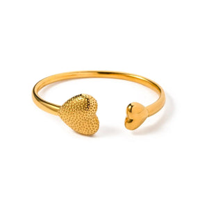 Pulsera de Corazón de Oro 18k