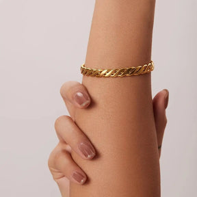 Pulsera de Cadena de Oro 18k